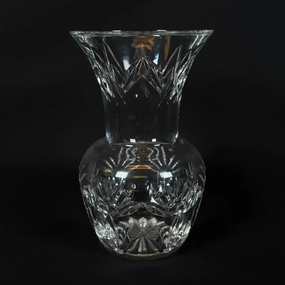 Vintage Waterford Crystal Round Vase 6